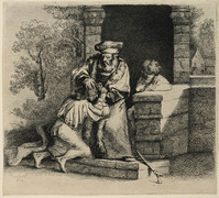 KG 03940
<br/>
Terugkeer van de verloren zoon
<br/>
<em>Claussin, Ignace Joseph (1795 - 1844)</em>